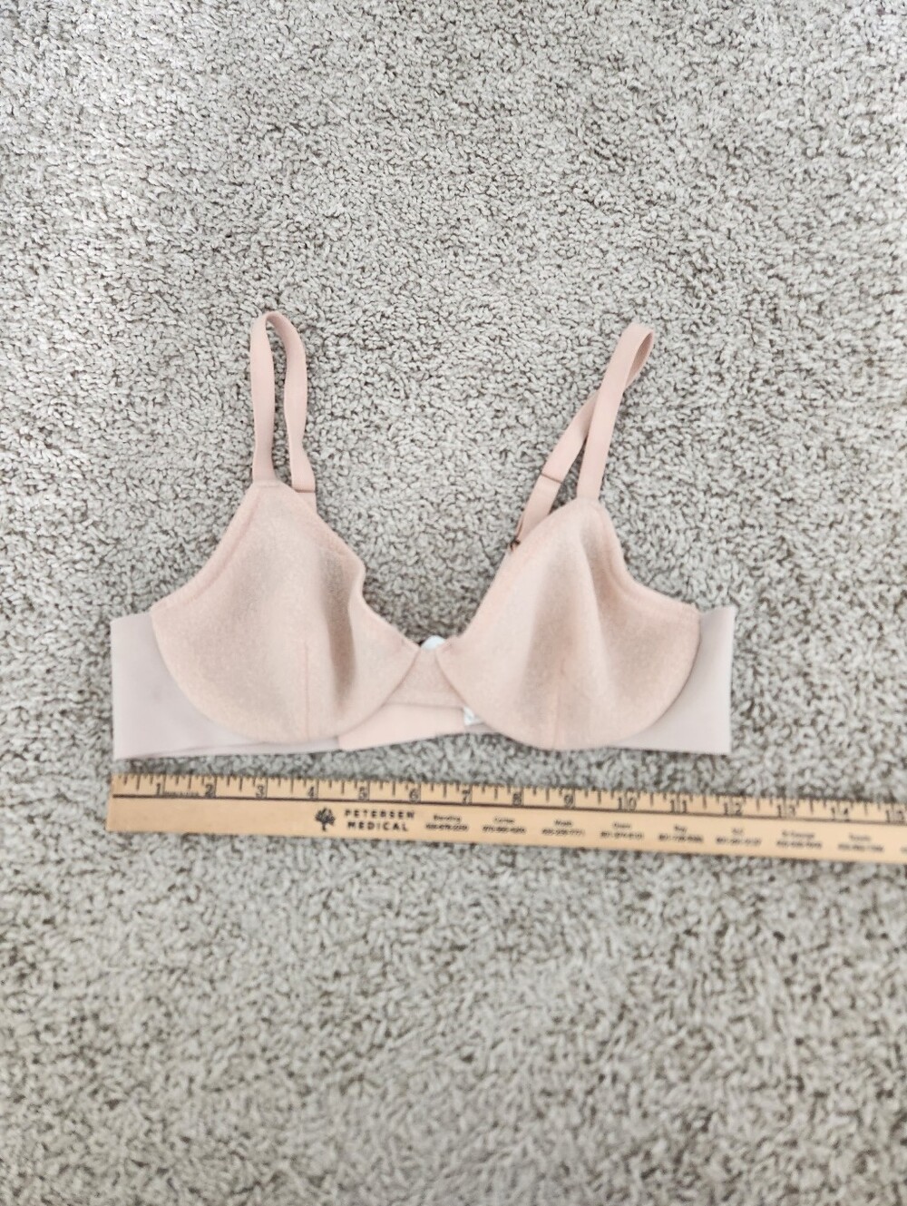 Spanx Sheerflex Fit To You Bra Champagne Beige Size Small A-C Cup - Picture 4 of 5